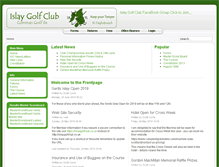 Tablet Screenshot of islaygolfclub.co.uk